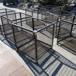 Steel Mesh Planter Box "Rust"