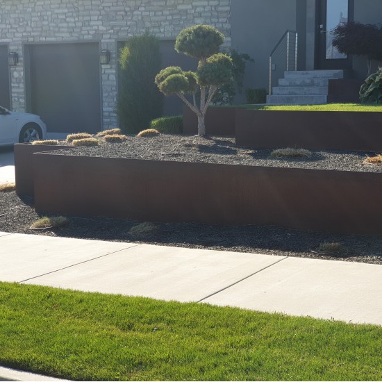 Steel Retaining Wall