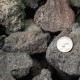 2-4" Black Lava Rock