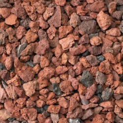3/4" Red Lava Rock