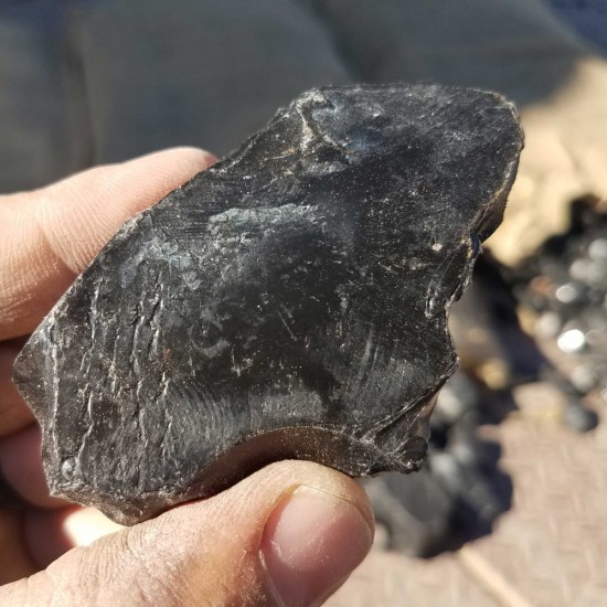 Black Obsidian (fire pit grade)