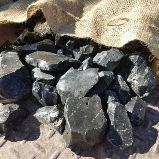 Black Obsidian (fire pit grade)