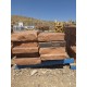 4'L X 4" Rise Red Cliff Stone Steps