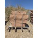 4'L X 6-10" Rise Red Cliff Stone Steps