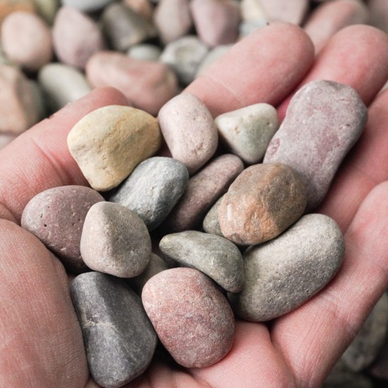 3/4" Rainbow Pebbles